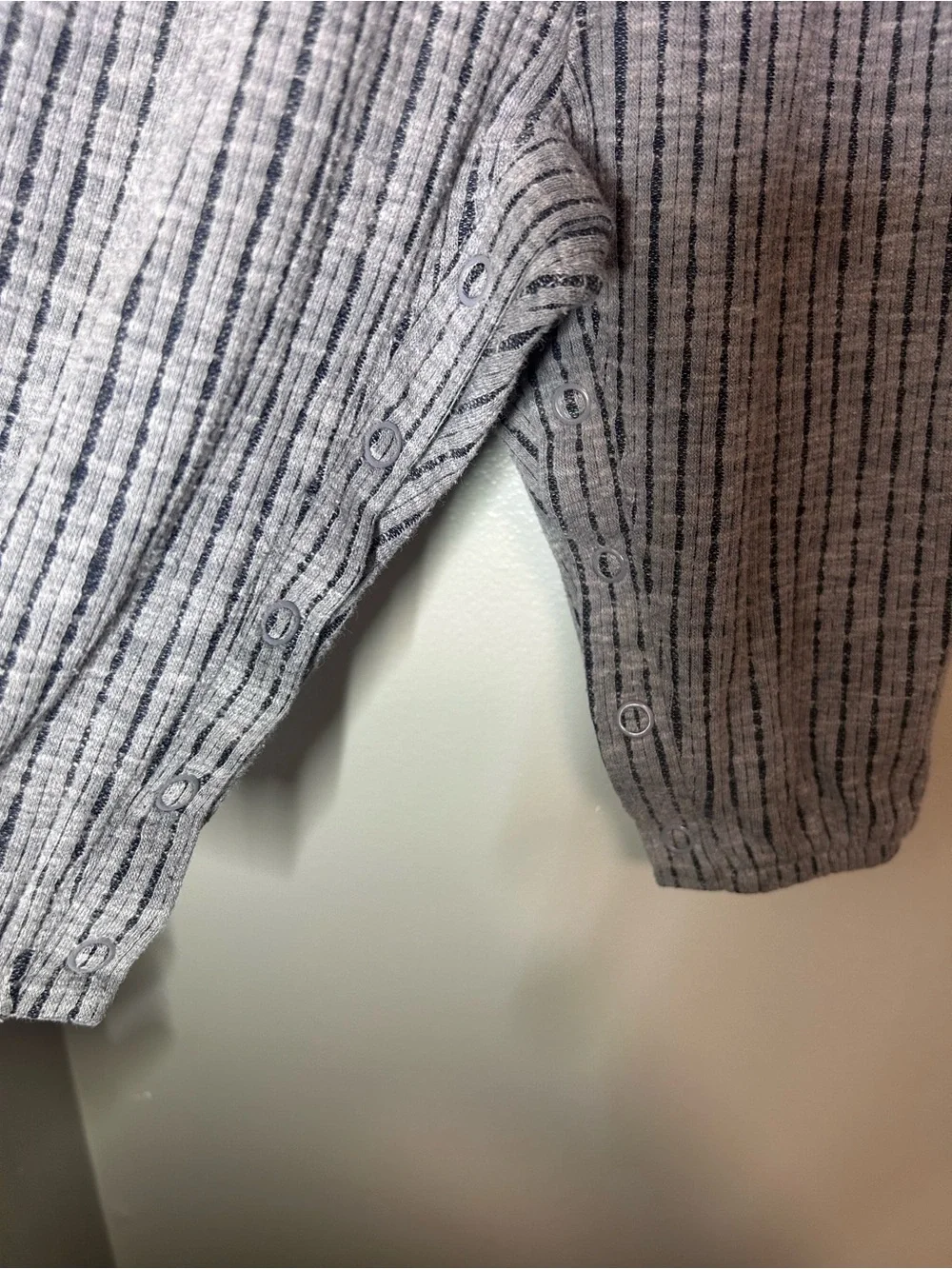 Cat & Jack Gray Striped Girls' Jumpsuit